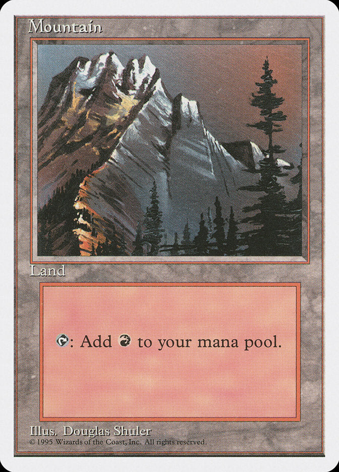 Mountain (Snow Top / Highest Point on Left) [Fourth Edition] | Gear Gaming Bentonville