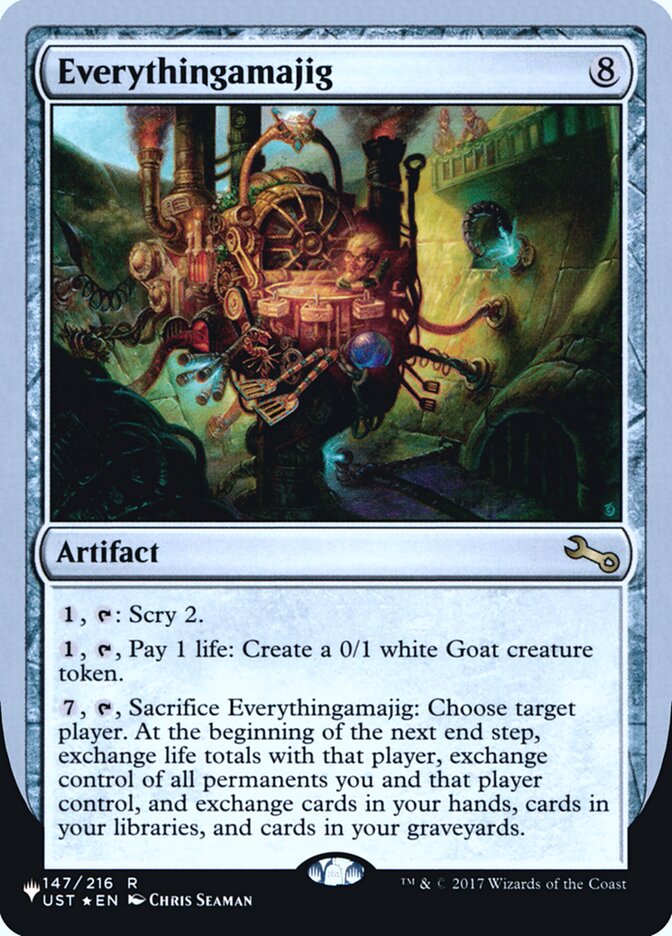 Everythingamajig (Scry) (Unfinity Foil Edition) [The List] | Gear Gaming Bentonville