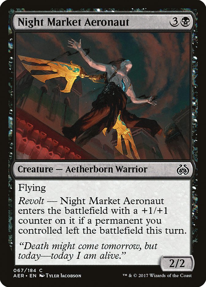 Night Market Aeronaut [Aether Revolt] | Gear Gaming Bentonville