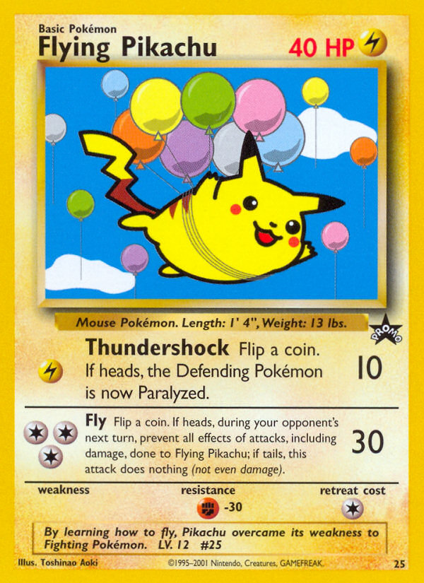 Flying Pikachu (25) [Wizards of the Coast: Black Star Promos] | Gear Gaming Bentonville