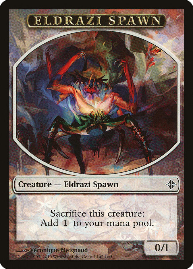 Eldrazi Spawn Token (1c/5) [Rise of the Eldrazi Tokens] | Gear Gaming Bentonville