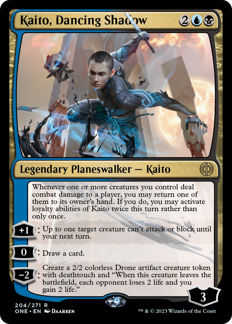 Kaito, Dancing Shadow (Promo Pack) [Phyrexia: All Will Be One Promos] | Gear Gaming Bentonville