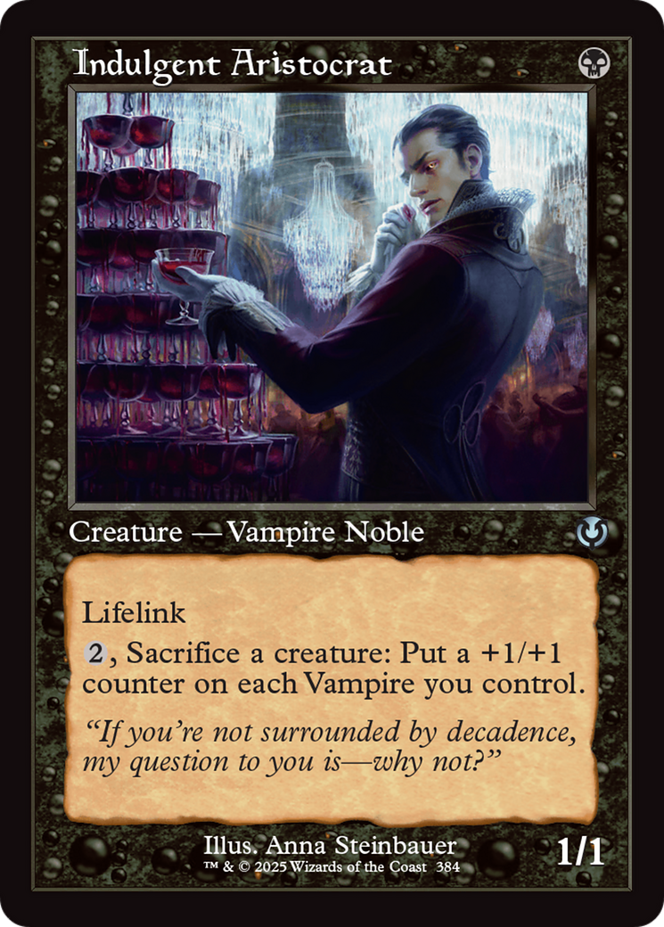 Indulgent Aristocrat (Retro Frame) [Innistrad Remastered] | Gear Gaming Bentonville