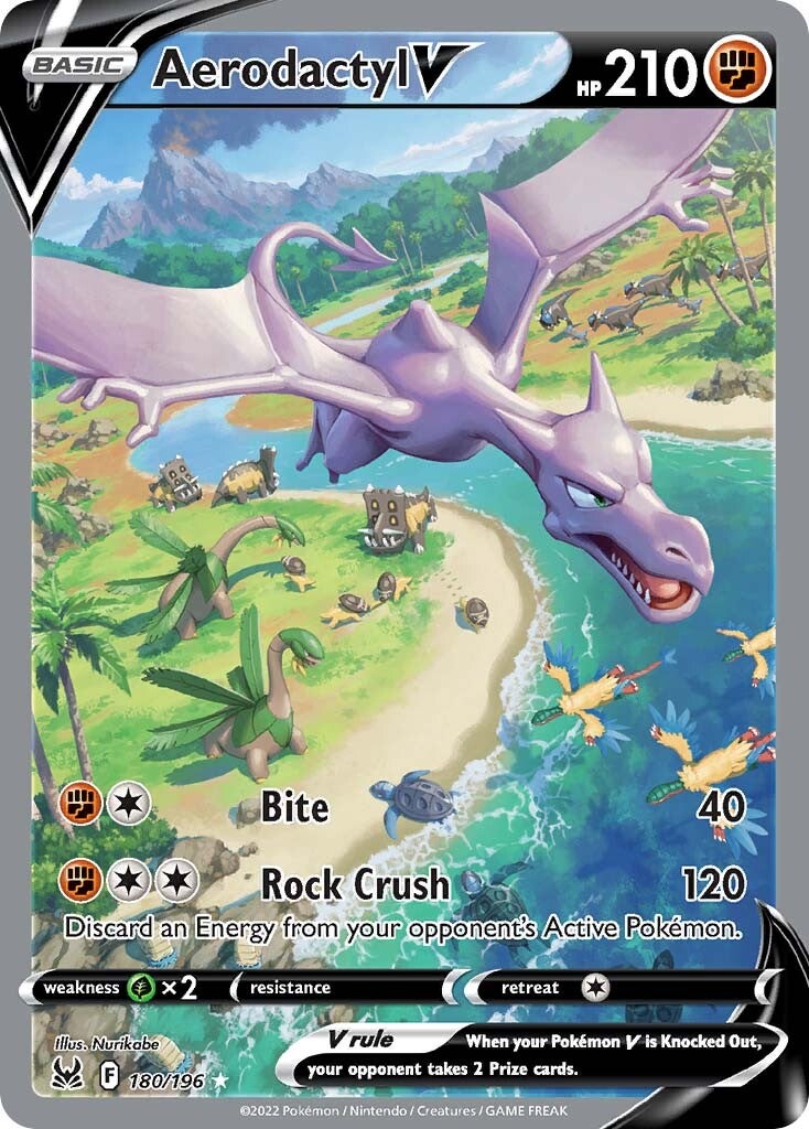 Aerodactyl V (180/196) [Sword & Shield: Lost Origin] | Gear Gaming Bentonville