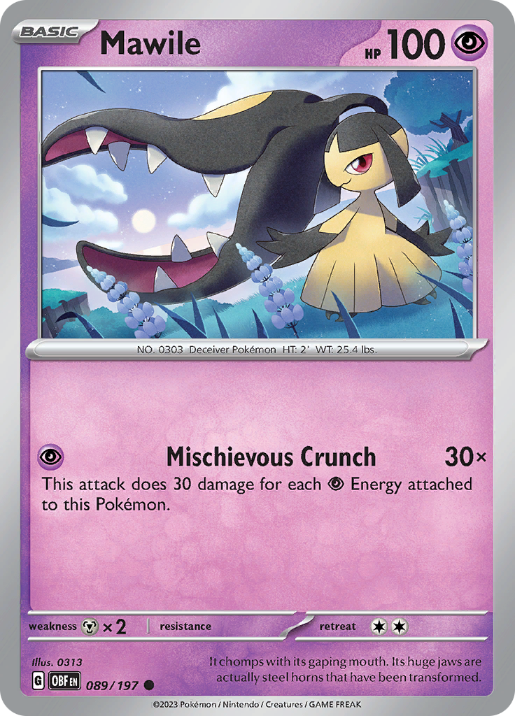 Mawile (089/197) [Scarlet & Violet: Obsidian Flames] | Gear Gaming Bentonville