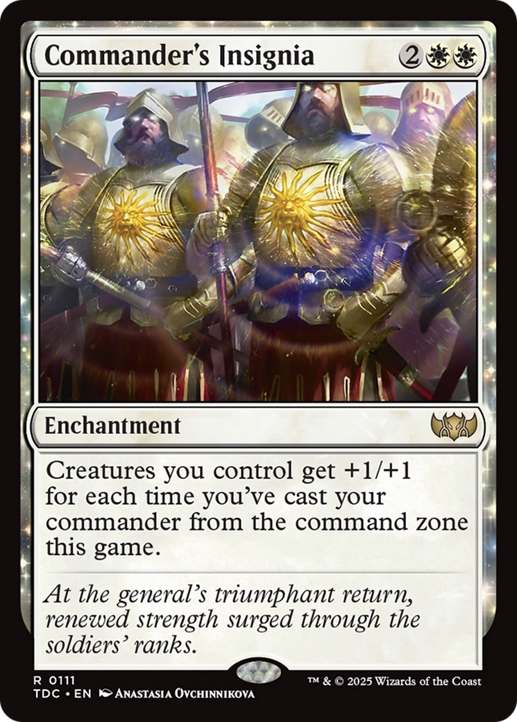 Commander's Insignia [Tarkir: Dragonstorm Commander] | Gear Gaming Bentonville
