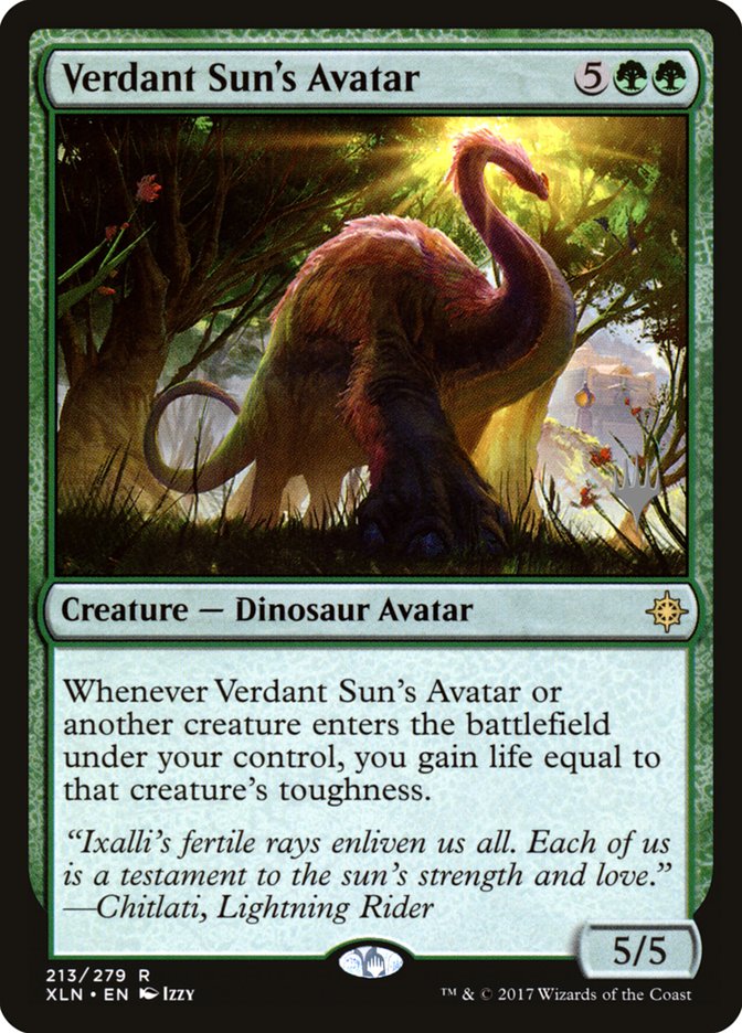 Verdant Sun's Avatar (Promo Pack) [Ixalan Promos] | Gear Gaming Bentonville