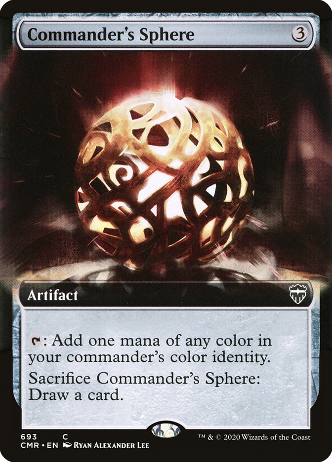 Commander's Sphere (Extended Art) [Commander Legends] | Gear Gaming Bentonville