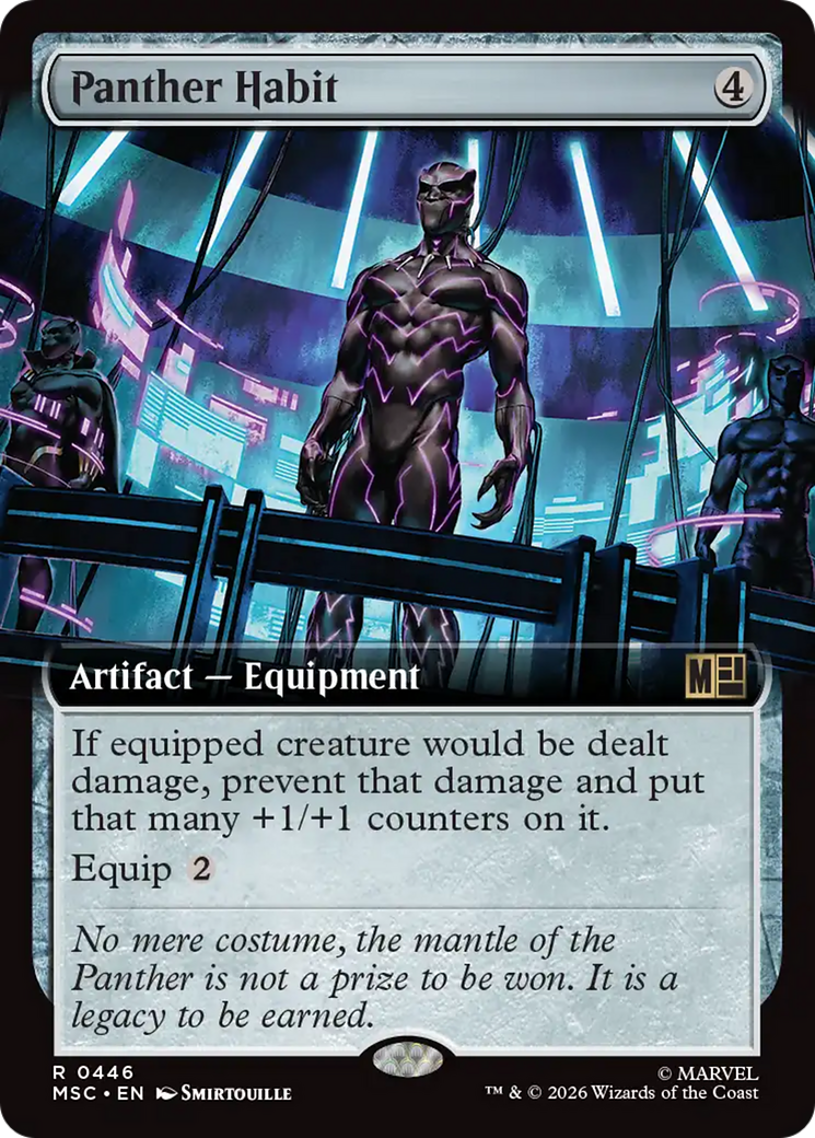 Panther Habit (Extended Art) [Marvel Super Heroes Commander] | Gear Gaming Bentonville