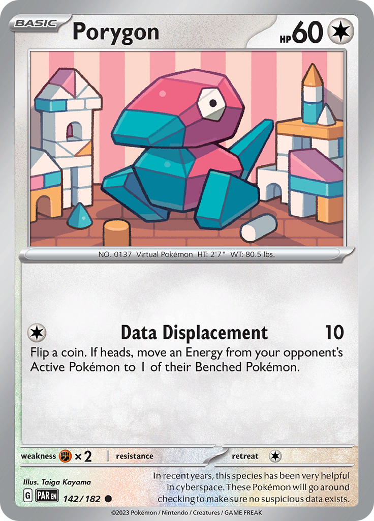 Porygon (142/182) [Scarlet & Violet: Paradox Rift] | Gear Gaming Bentonville