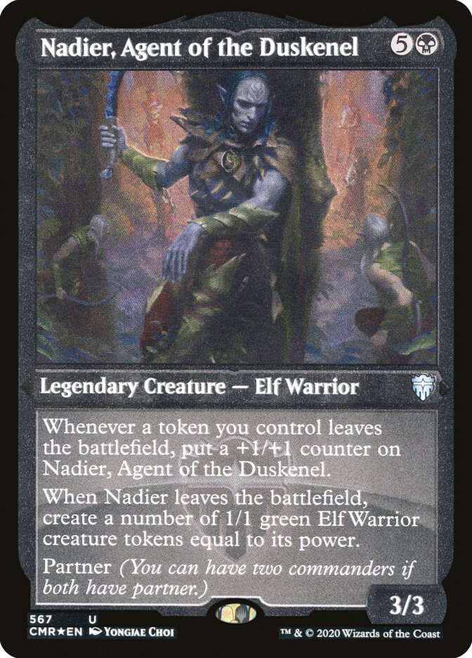 Nadier, Agent of the Duskenel (Etched) [Commander Legends] | Gear Gaming Bentonville