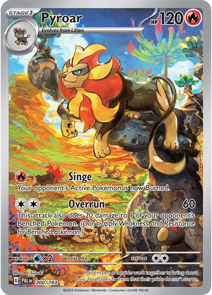 Pyroar (200/193) [Scarlet & Violet: Paldea Evolved] | Gear Gaming Bentonville