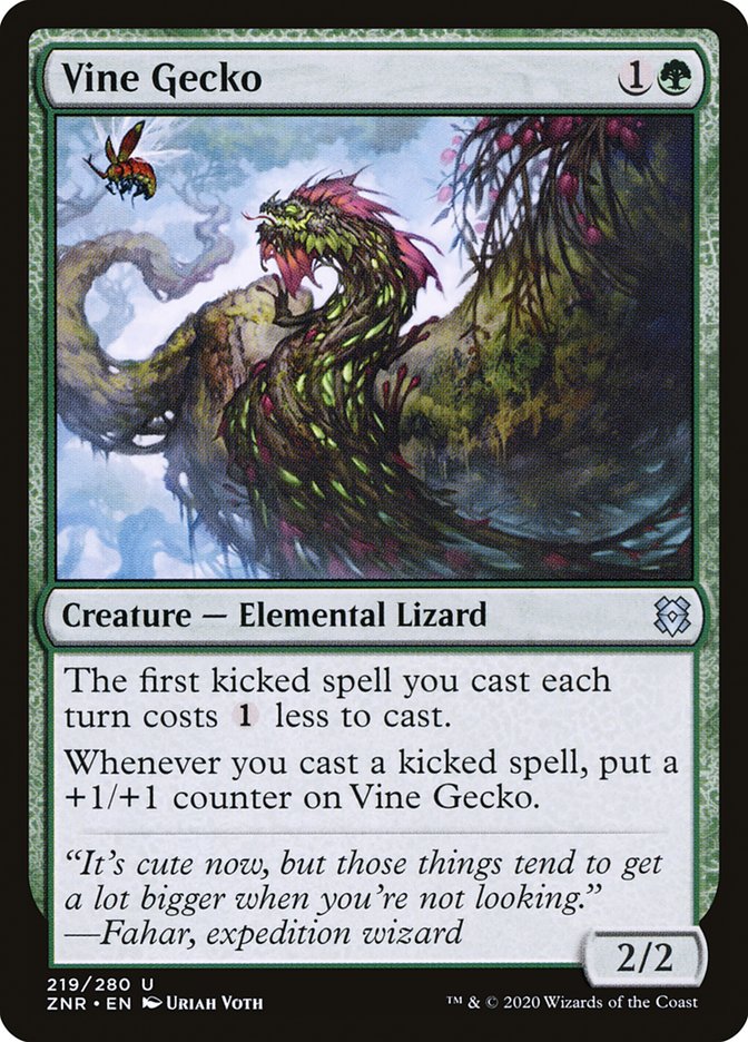 Vine Gecko [Zendikar Rising] | Gear Gaming Bentonville