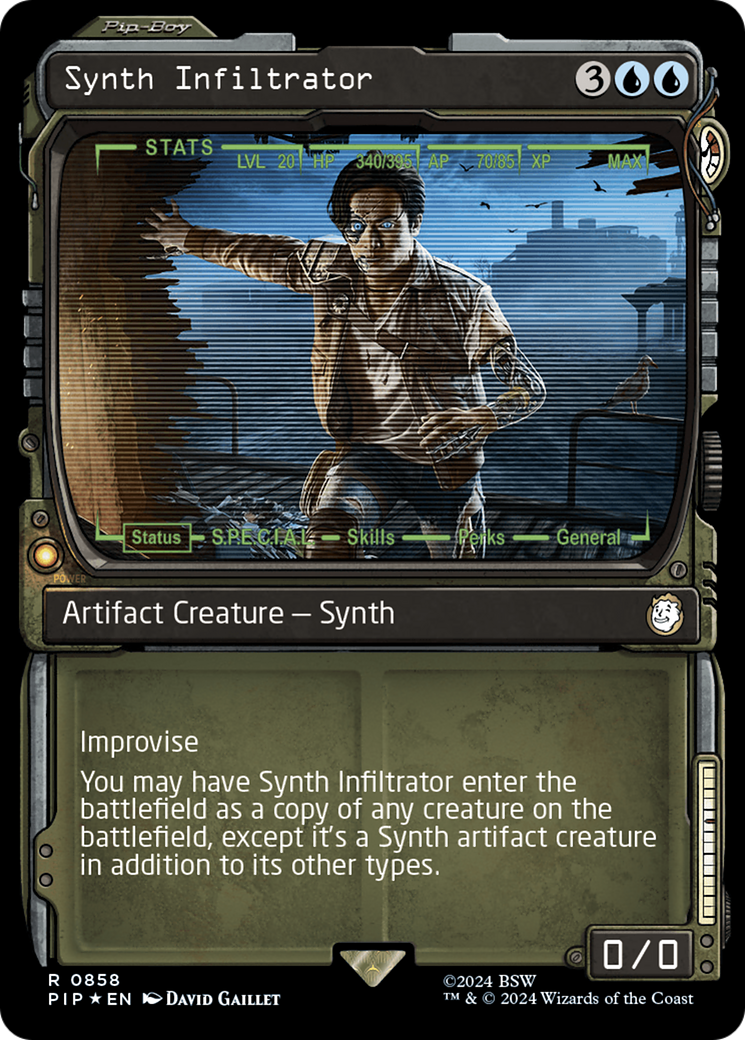 Synth Infiltrator (Showcase) (Surge Foil) [Fallout] | Gear Gaming Bentonville