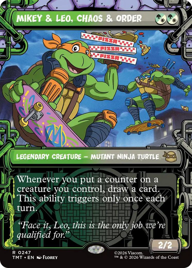 Mikey & Leo, Chaos & Order (Showcase) [Teenage Mutant Ninja Turtles] | Gear Gaming Bentonville