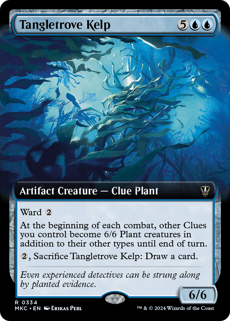 Tangletrove Kelp (Extended Art) [Murders at Karlov Manor Commander] | Gear Gaming Bentonville