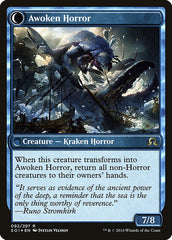 Thing in the Ice // Awoken Horror [Shadows over Innistrad Prerelease Promos] | Gear Gaming Bentonville