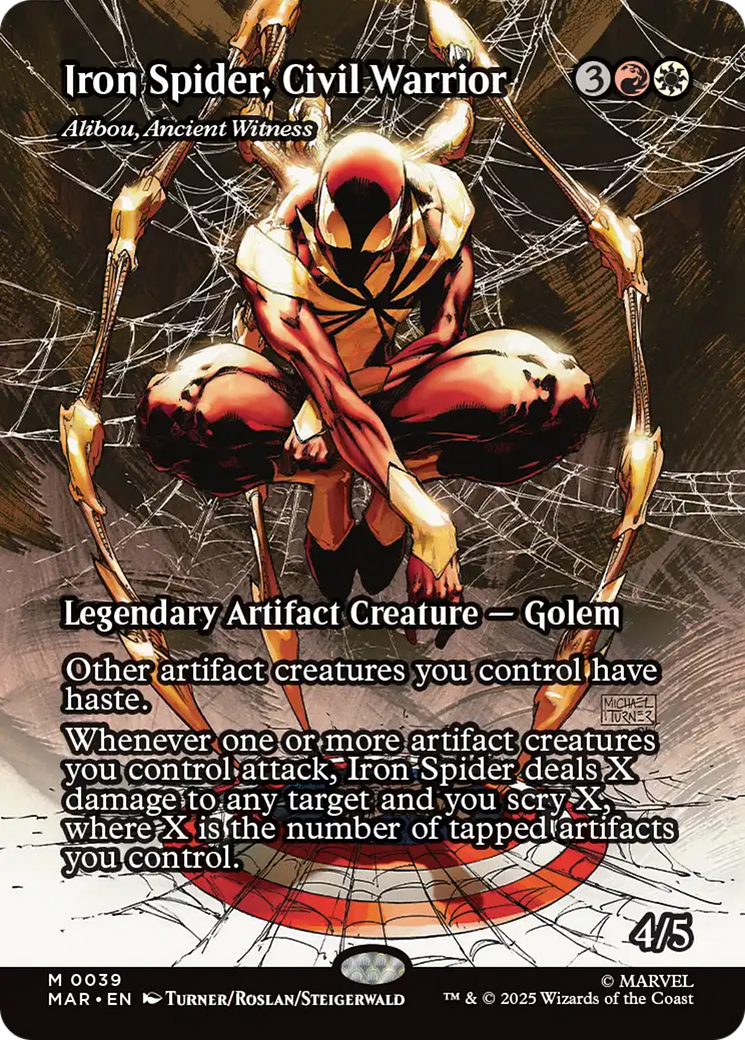Iron Spider, Civil Warrior - Alibou, Ancient Witness [Marvel Universe: Eternal-Legal] | Gear Gaming Bentonville