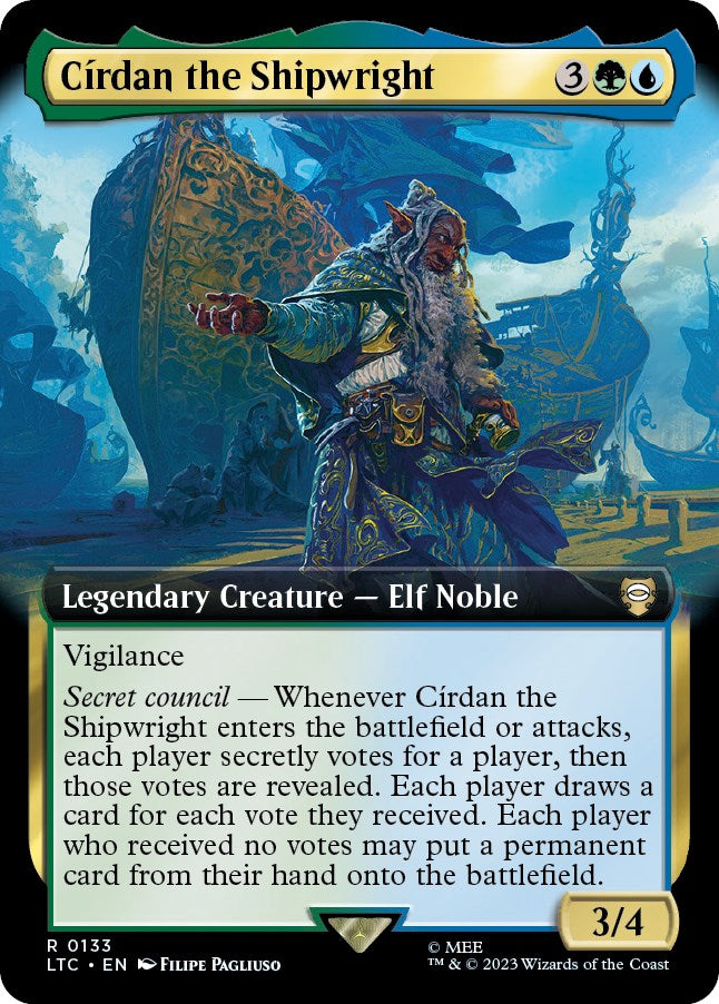 Cirdan the Shipwright (Extended Art) [The Lord of the Rings: Tales of Middle-Earth Commander] | Gear Gaming Bentonville