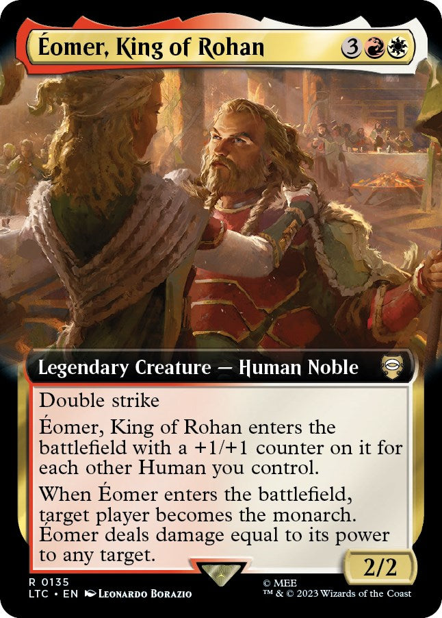 Eomer, King of Rohan (Extended Art) [The Lord of the Rings: Tales of Middle-Earth Commander] | Gear Gaming Bentonville