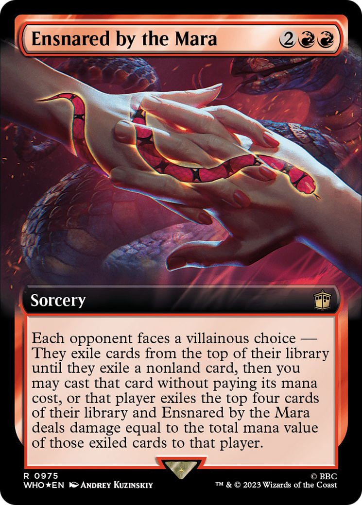 Ensnared by the Mara (Extended Art) (Surge Foil) [Doctor Who] | Gear Gaming Bentonville