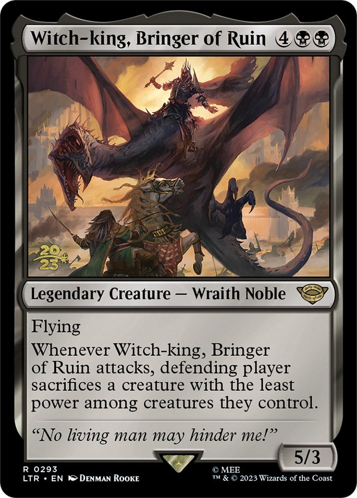 Witch-king, Bringer of Ruin [The Lord of the Rings: Tales of Middle-Earth Prerelease Promos] | Gear Gaming Bentonville