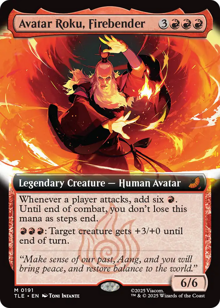 Avatar Roku, Firebender (Extended Art) [Avatar: The Last Airbender: Eternal-Legal] | Gear Gaming Bentonville