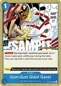 Gum-Gum Giant Gavel [Pillars of Strength Pre-Release Cards] | Gear Gaming Bentonville