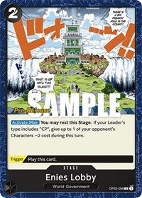 Enies Lobby [Pillars of Strength Pre-Release Cards] | Gear Gaming Bentonville
