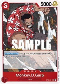Monkey.D.Garp [Pillars of Strength Pre-Release Cards] | Gear Gaming Bentonville