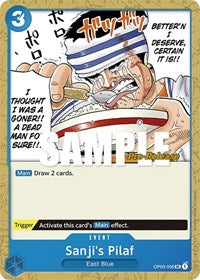 Sanji's Pilaf [Pillars of Strength Pre-Release Cards] | Gear Gaming Bentonville
