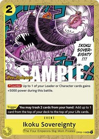 Ikoku Sovereignty [Pillars of Strength Pre-Release Cards] | Gear Gaming Bentonville