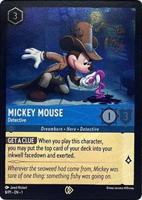 Mickey Mouse - Detective (8) [Disney Lorcana Promo Cards] | Gear Gaming Bentonville