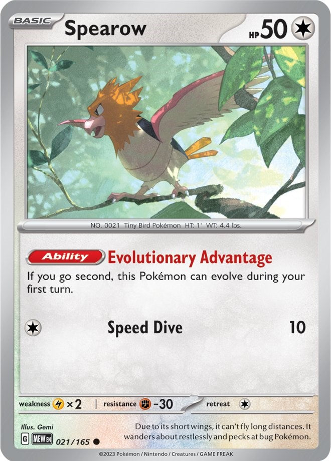 Spearow (021/165) [Scarlet & Violet 151] | Gear Gaming Bentonville