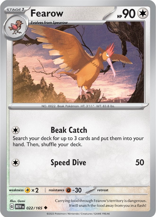 Fearow (022/165) [Scarlet & Violet 151] | Gear Gaming Bentonville