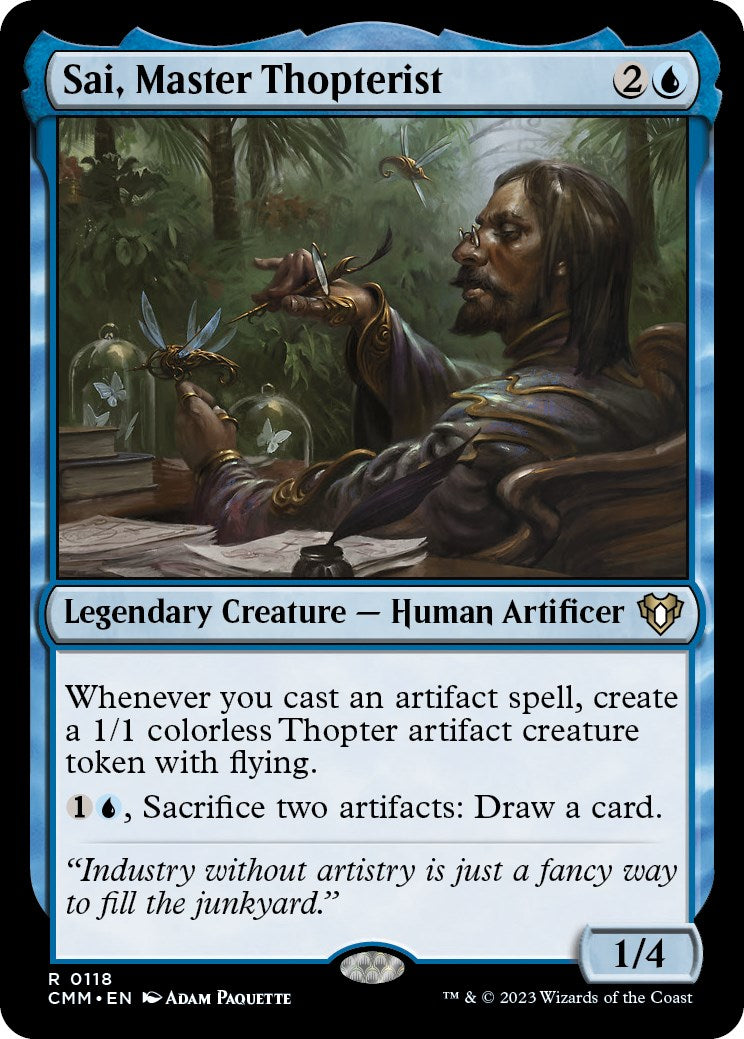 Sai, Master Thopterist [Commander Masters] | Gear Gaming Bentonville