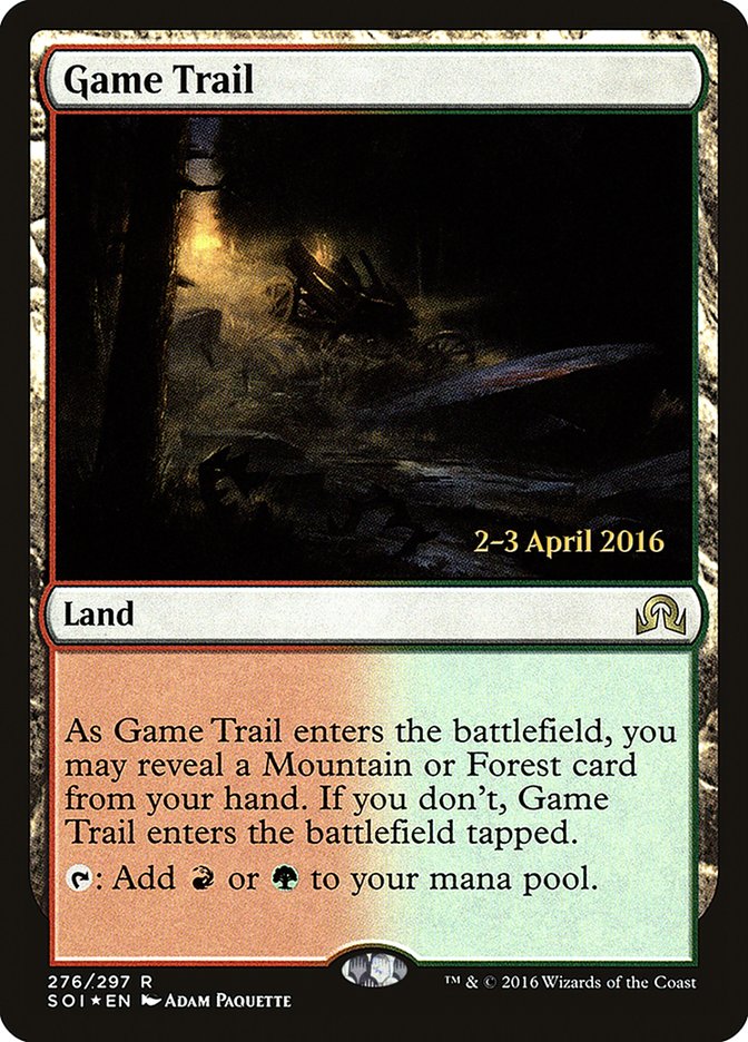 Game Trail [Shadows over Innistrad Prerelease Promos] | Gear Gaming Bentonville