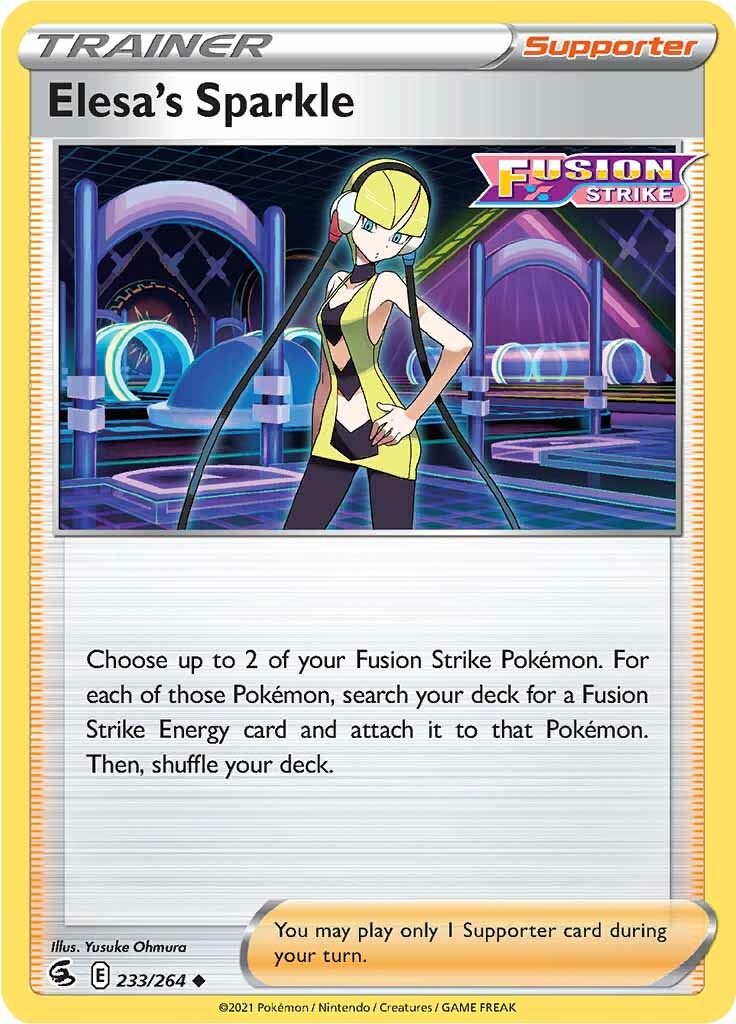 Elesa's Sparkle (233/264) [Sword & Shield: Fusion Strike] | Gear Gaming Bentonville