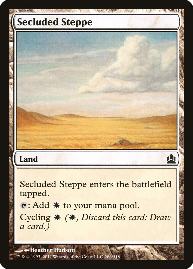 Secluded Steppe [Commander 2011] | Gear Gaming Bentonville