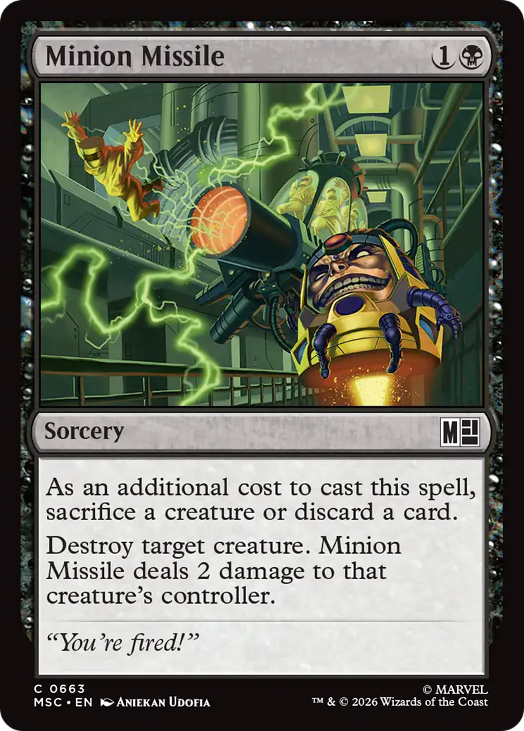 Minion Missile [Marvel Super Heroes Commander] | Gear Gaming Bentonville
