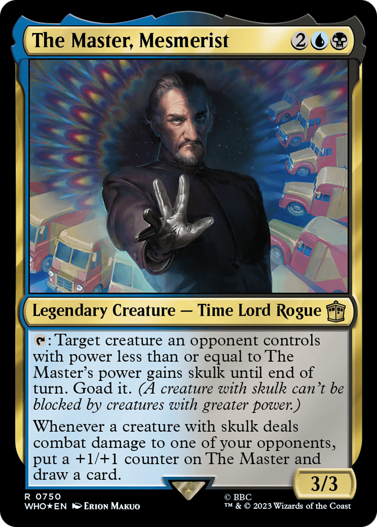 The Master, Mesmerist (Surge Foil) [Doctor Who] | Gear Gaming Bentonville