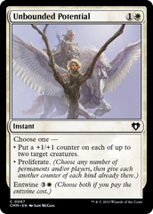 Unbounded Potential [Commander Masters] | Gear Gaming Bentonville