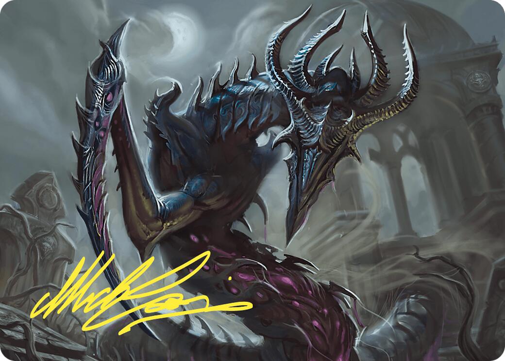 Crypt Sliver Art Card (Gold-Stamped Signature) [Commander Masters Art Series] | Gear Gaming Bentonville
