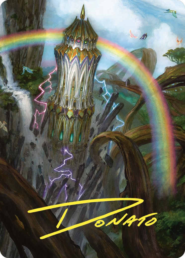 Command Tower Art Card (Gold-Stamped Signature) [Commander Masters Art Series] | Gear Gaming Bentonville