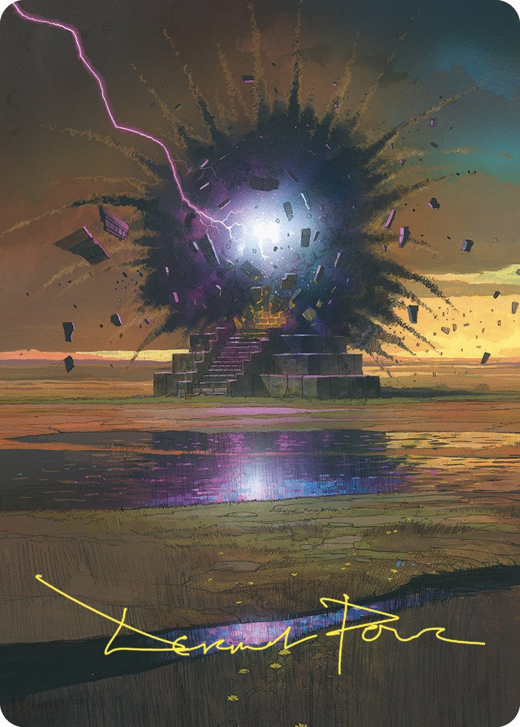 Return to Dust Art Card (Gold-Stamped Signature) [Commander Masters Art Series] | Gear Gaming Bentonville