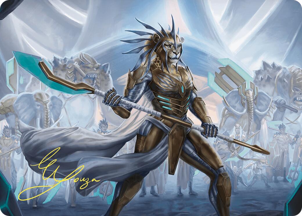 Kemba, Kha Regent Art Card (Gold-Stamped Signature) [Commander Masters Art Series] | Gear Gaming Bentonville