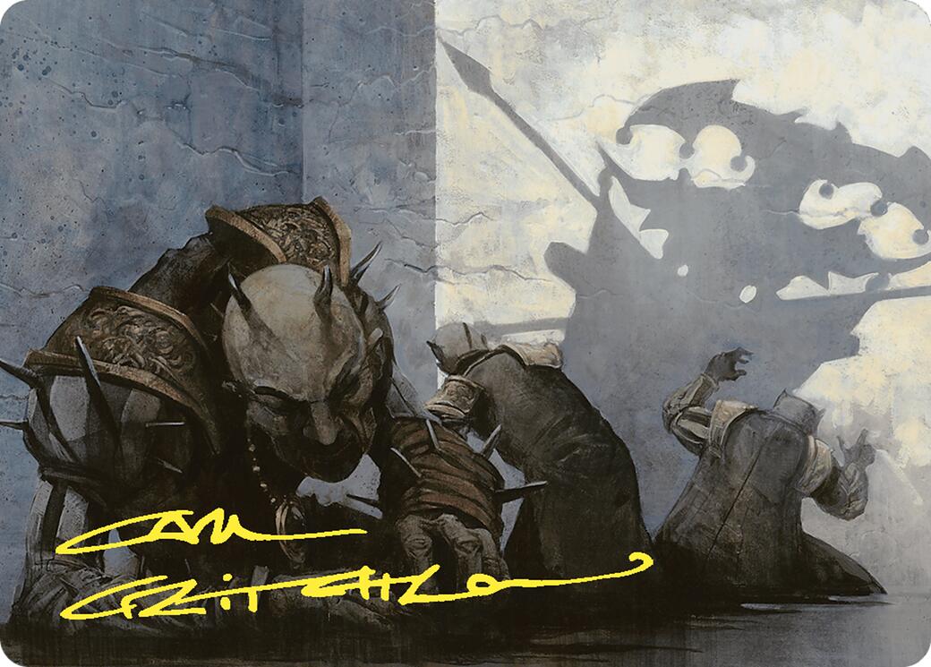 Decree of Pain Art Card (Gold-Stamped Signature) [Commander Masters Art Series] | Gear Gaming Bentonville