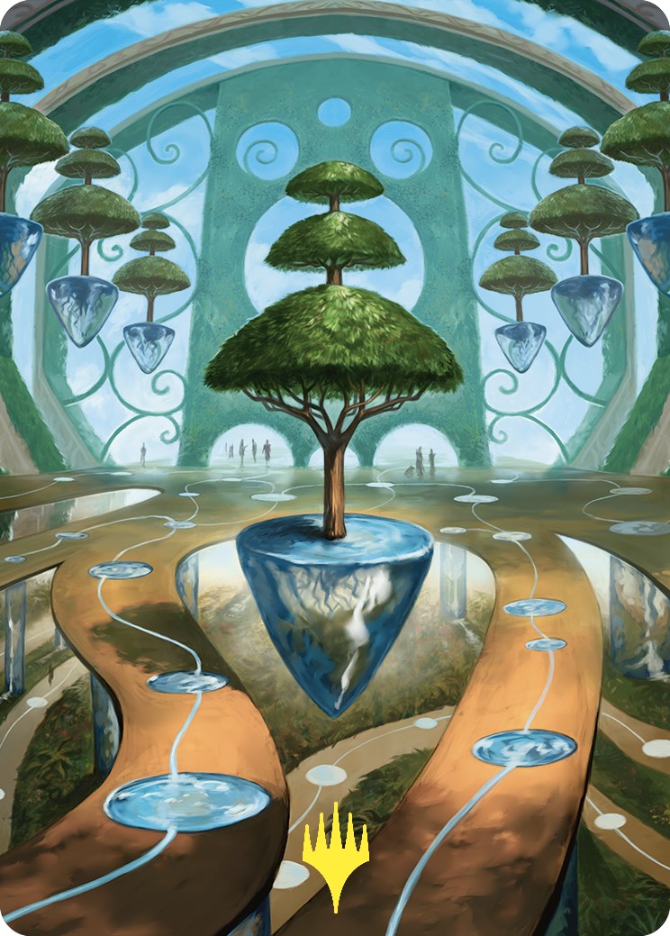 Rejuvenating Springs Art Card (Gold-Stamped) [Commander Masters Art Series] | Gear Gaming Bentonville