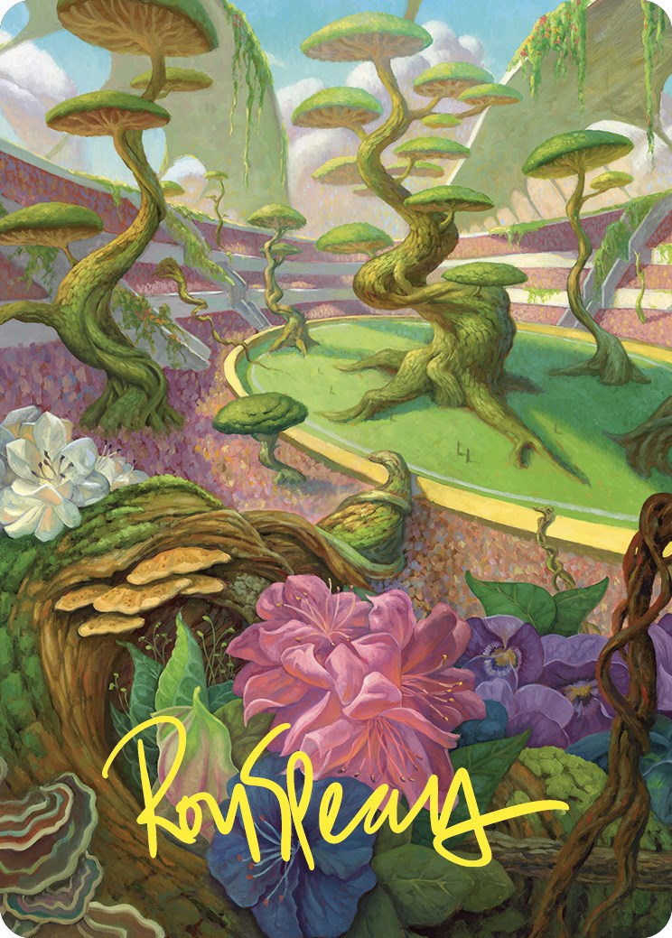 Undergrowth Stadium Art Card (Gold-Stamped Signature) [Commander Masters Art Series] | Gear Gaming Bentonville