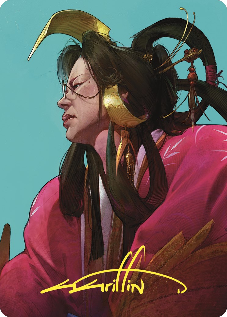 Azami, Lady of Scrolls Art Card (Gold-Stamped Signature) [Commander Masters Art Series] | Gear Gaming Bentonville